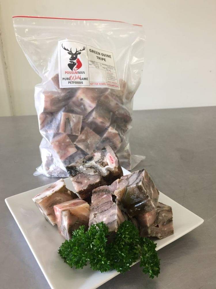 GREEN OVINE TRIPE 1KG